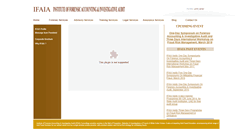 Desktop Screenshot of ifaia.org